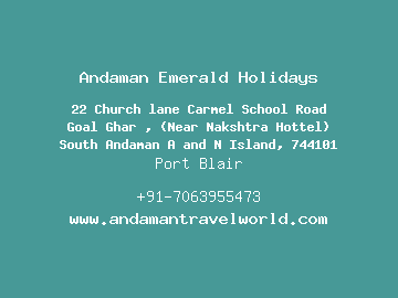 Andaman Emerald Holidays, Port Blair