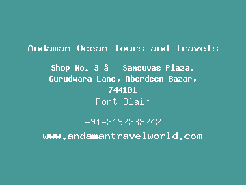Andaman Ocean Tours and Travels, Port Blair