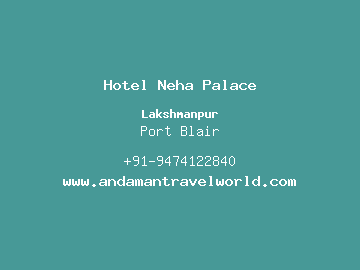 Hotel Neha Palace, Port Blair